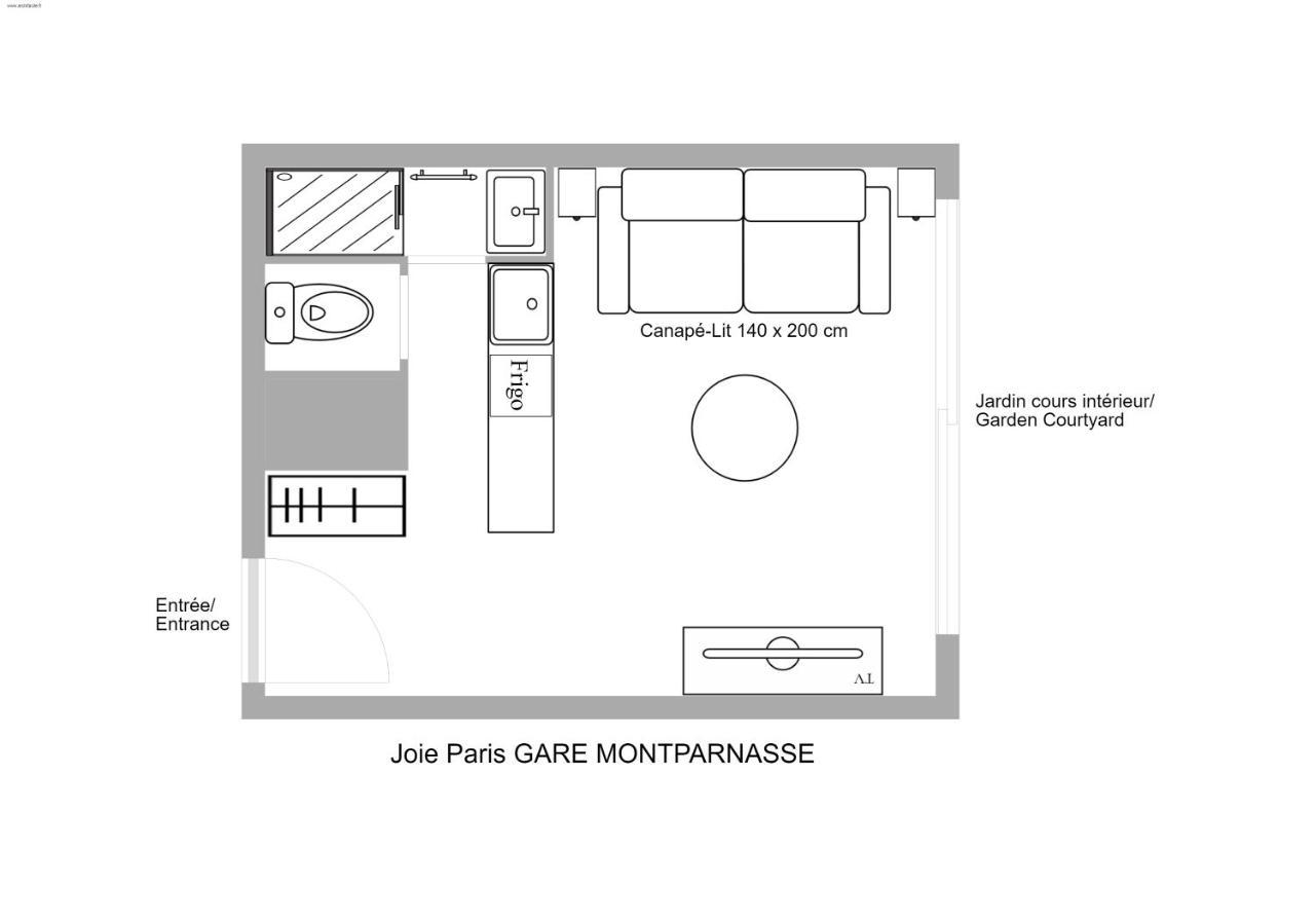 Joie Paris Gare Montparnasse Apartment Exterior photo